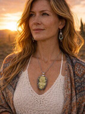 CARVED TOOLED BUFFALO PENDANT